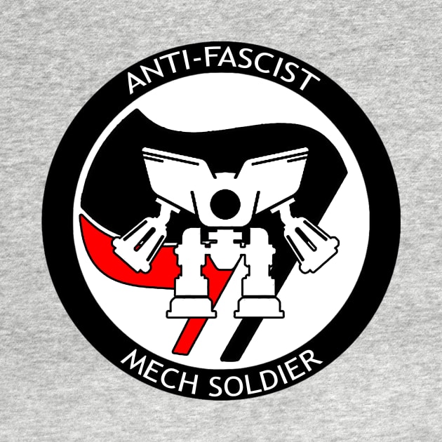 Antifa Mech Soldier by RomesInMKE
